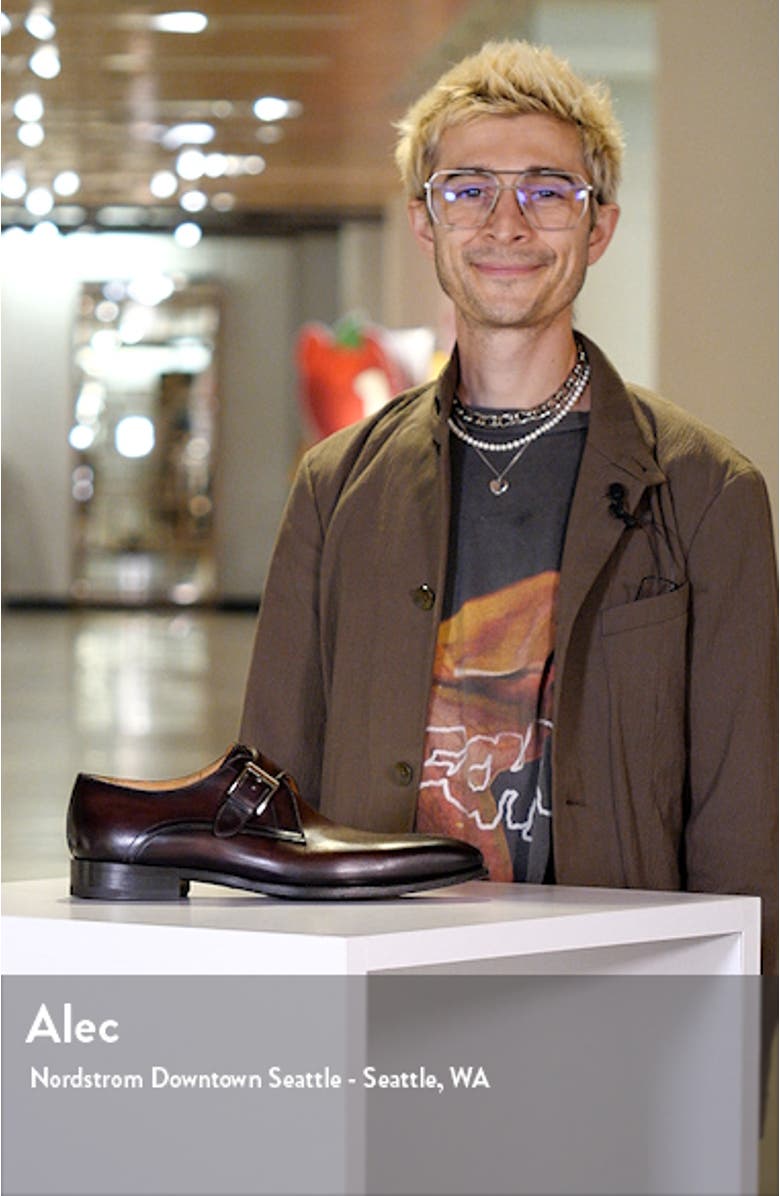 Marco II Perforated Toe Monk Shoe, sales video thumbnail