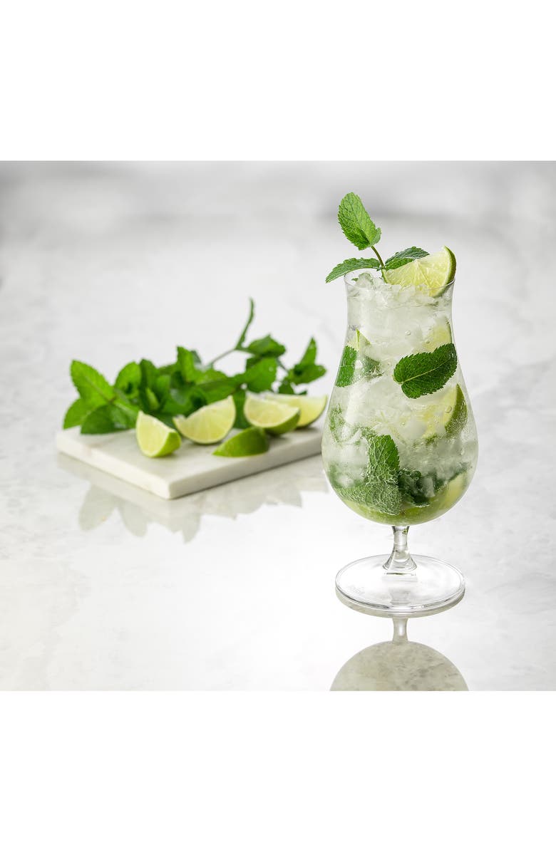 JoyJolt Terran Premium Hurricane Cocktail Glass - Set of 4, Alternate, color, 