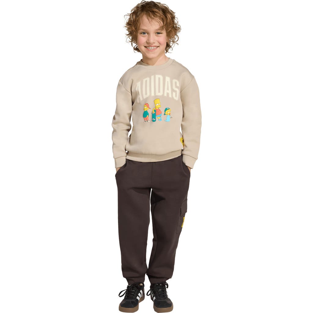 Adidas Originals Boys Preschool Adidas Adidas The Simpsons Joggers In Brown