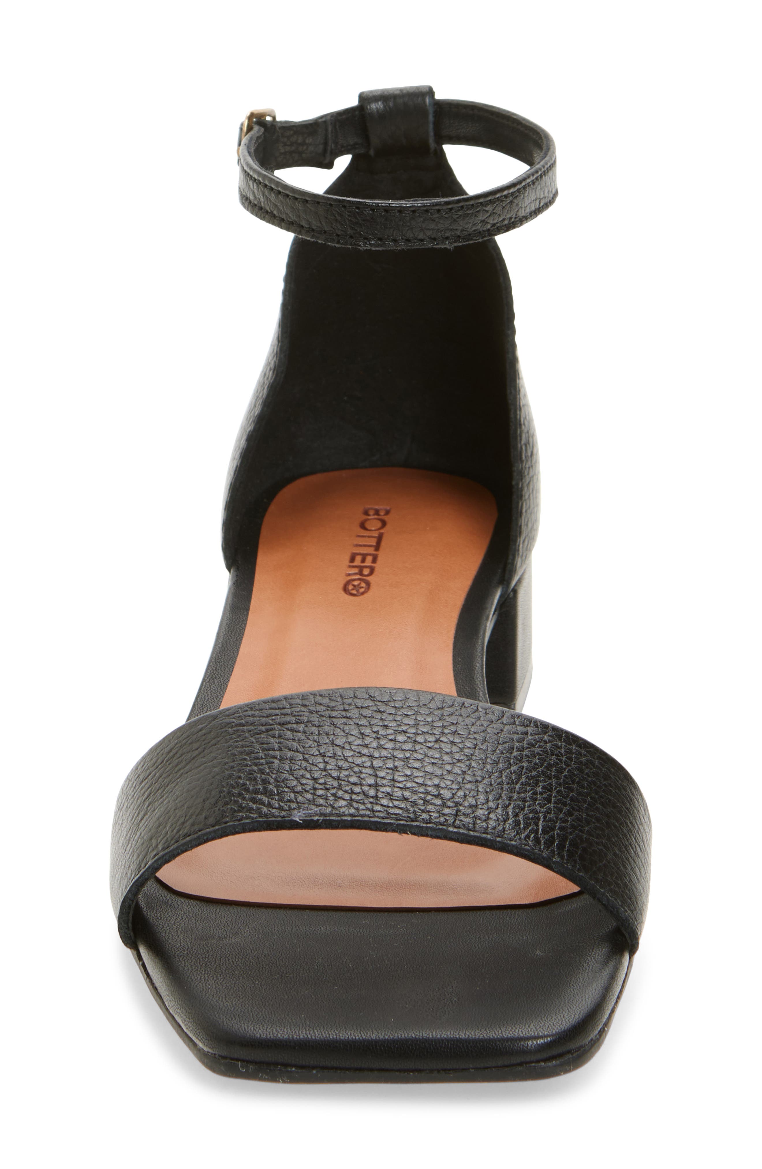 Bottero Eduara Ankle Strap Sandal, Alternate, color, Preto
