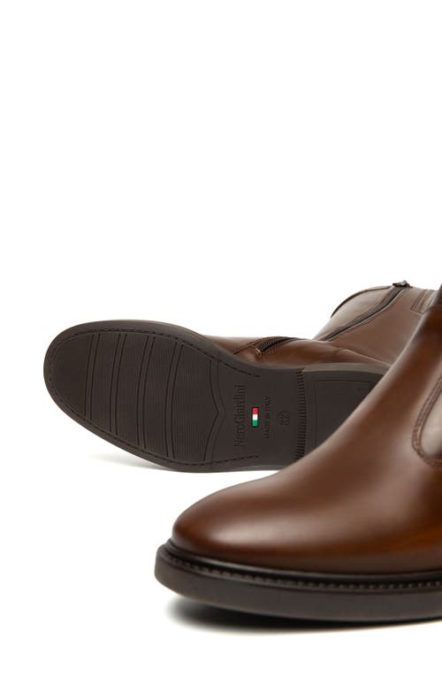 Nerogiardini Buckle Riding Boot In Brown