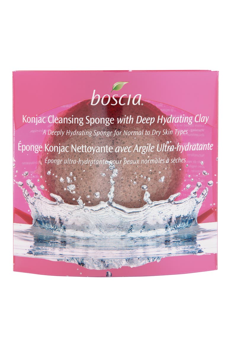 Konjac Cleansing Sponge with Deep Hydrating Clay, Alternate, color, NO COLOR