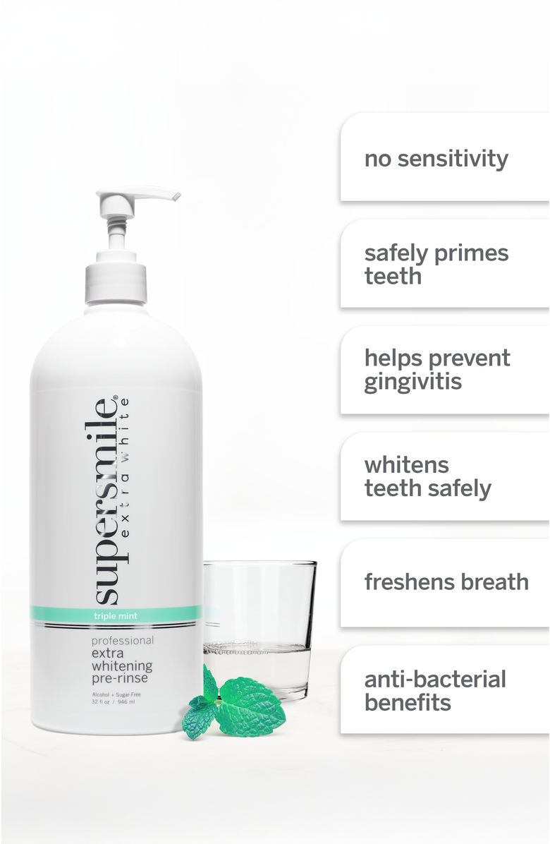 Supersmile Jumbo Extra White Pre-Rinse, Alternate, color, White