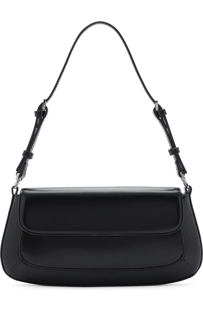 MANGO Faux Leather Shoulder Bag, Main, color,