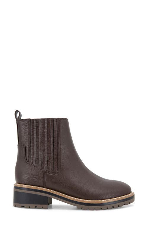 Kensie Koda Lug Sole Chelsea Boot In Brown