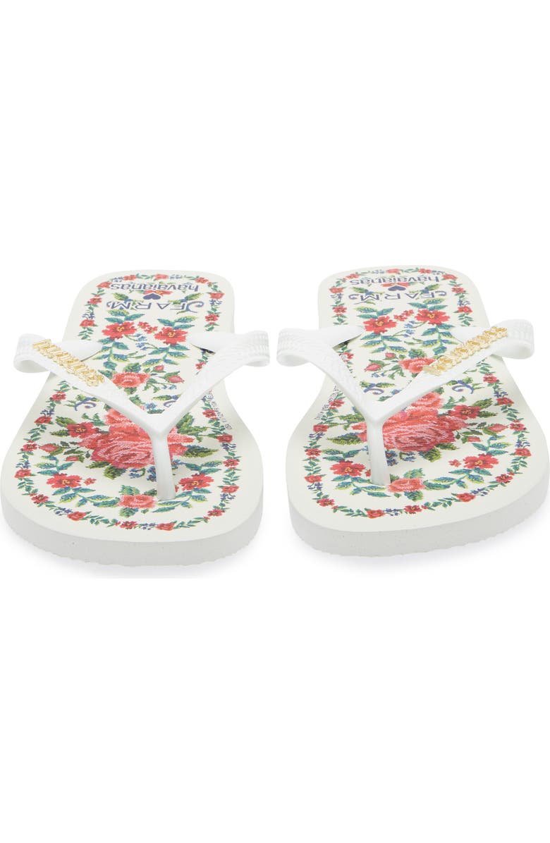 Havaianas x FARM Rio Floral Tapestry Flip Flop, Alternate, color,