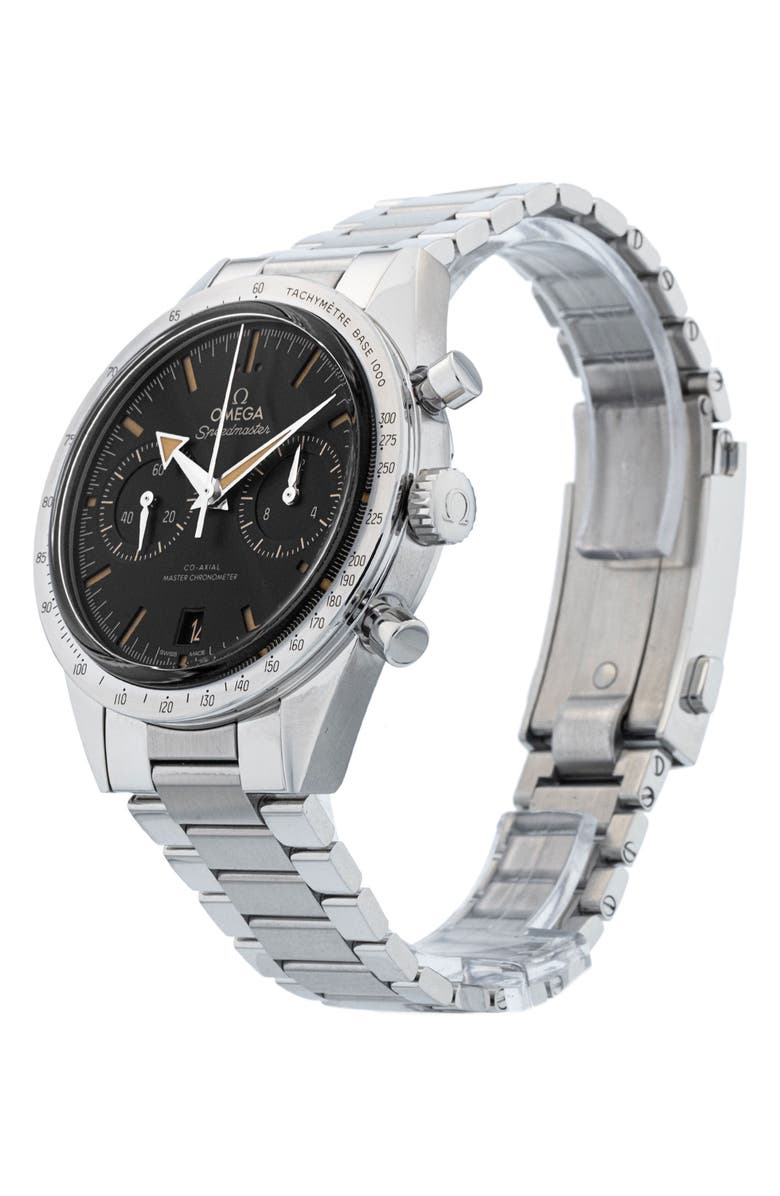 Watchfinder & Co. Omega Preowned 2022 Speedmaster '57 332.10.41.51.01.001 Bracelet Watch, 40.5mm, Alternate, color, Black