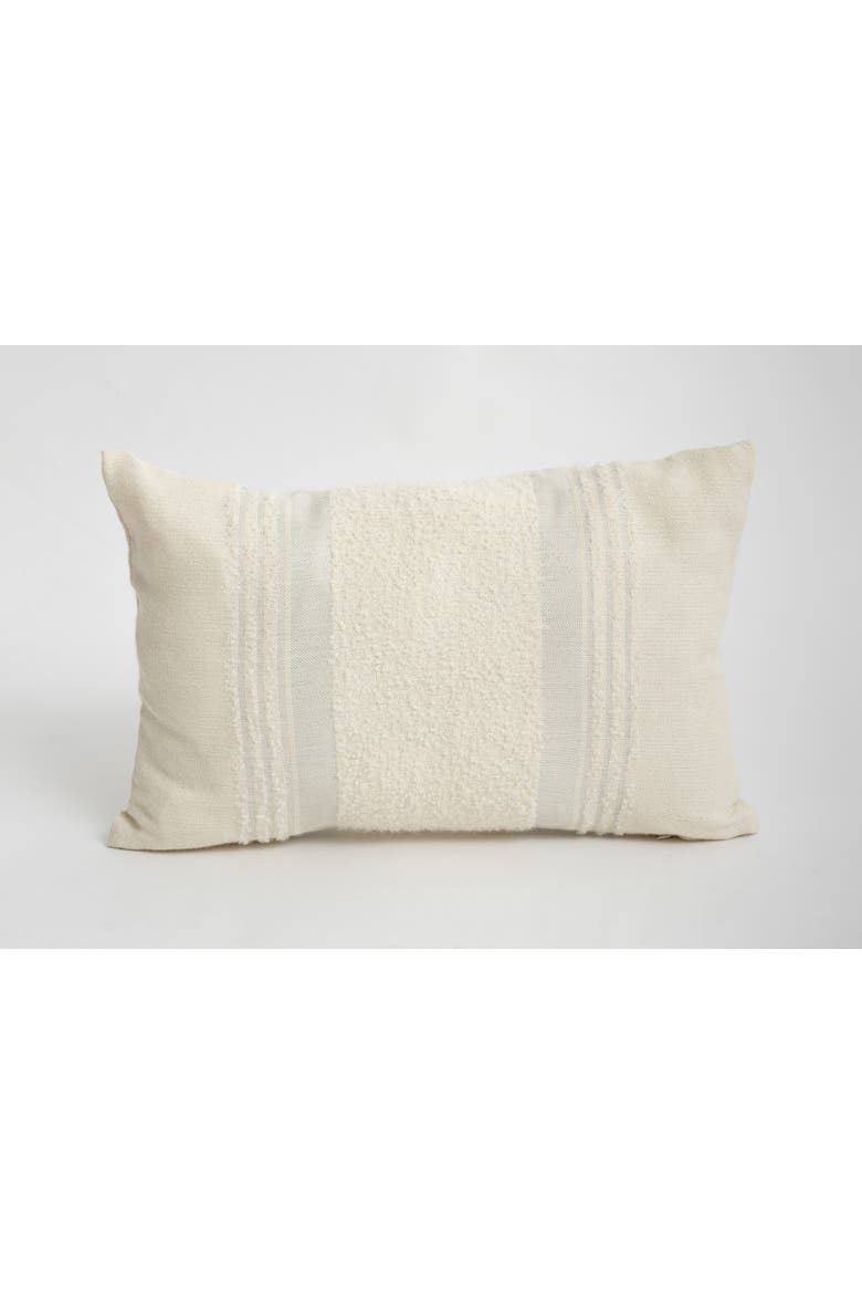 Handwoven Boucle Alpaca Pillow Cover, Main, color, Ivory