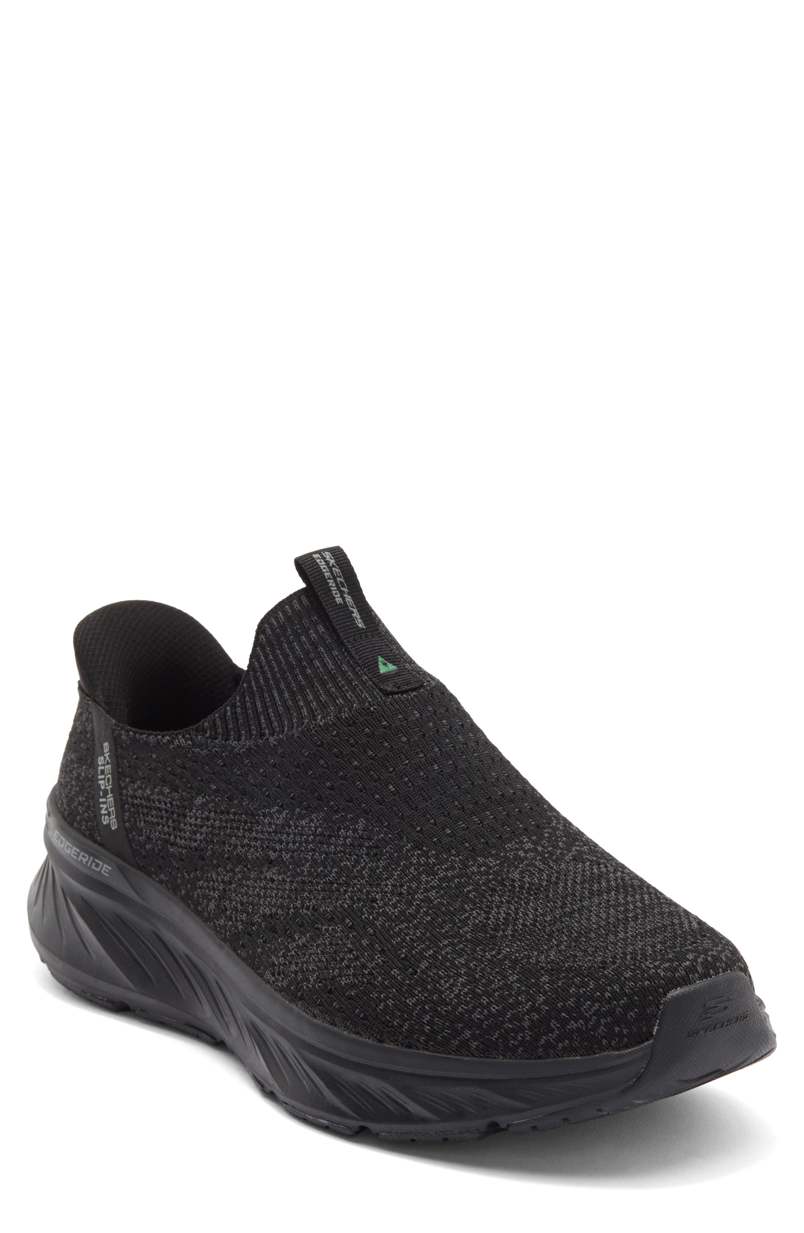 SKECHERS Slip-Ins<sup>®</sup> Relaxed Fit<sup>®</sup> Slip-On Sneaker, Main, color, Black/ Black