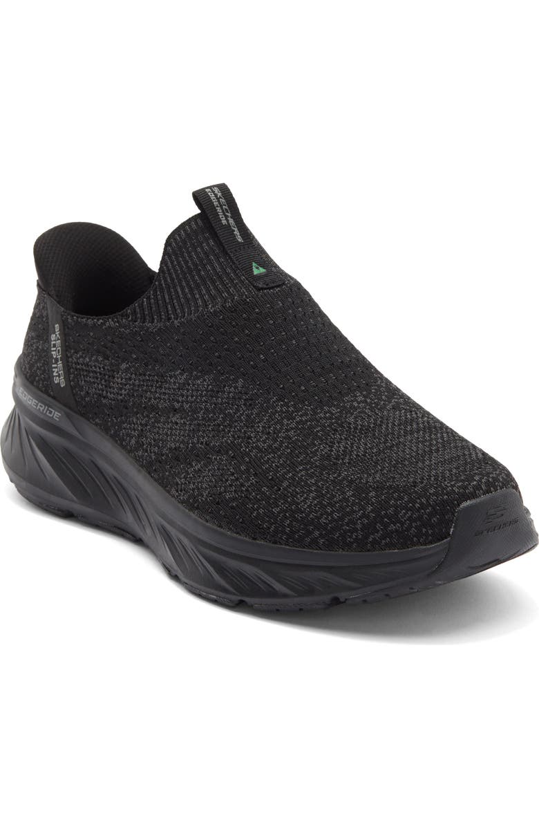 SKECHERS Slip-Ins<sup>®</sup> Relaxed Fit<sup>®</sup> Slip-On Sneaker, Main, color, Black/ Black