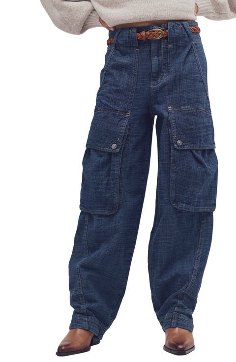 Brentwood Mid Rise Cargo Jeans