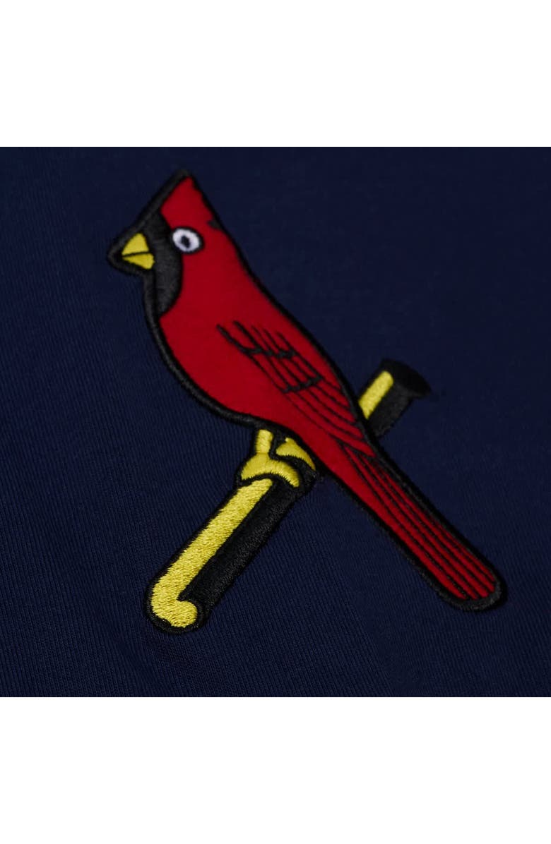 Mitchell & Ness Men's Mitchell & Ness  Navy St. Louis Cardinals Wild Pitch Ringer T-Shirt, Alternate, color, Navy