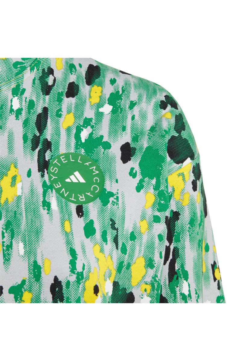 adidas by Stella McCartney Floral Sweatshirt, Alternate, color, 
