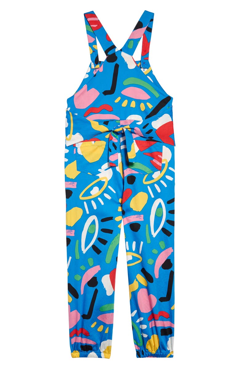 Stella McCartney Kids Stella McCartney Kid Graffiti Print Jumpsuit, Alternate, color, 