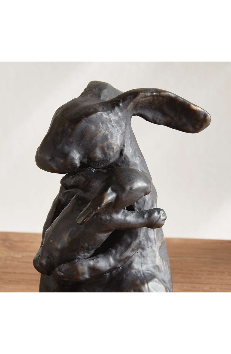 Napa Home & Garden Mother Rabbit Sculpture, Alternate, color, Black