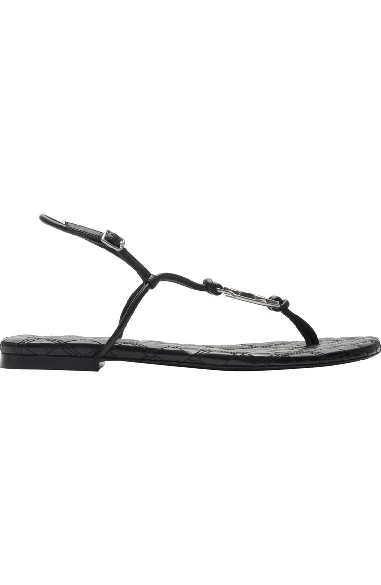 Burberry Leather Ronda Low Sandals, Main, color,