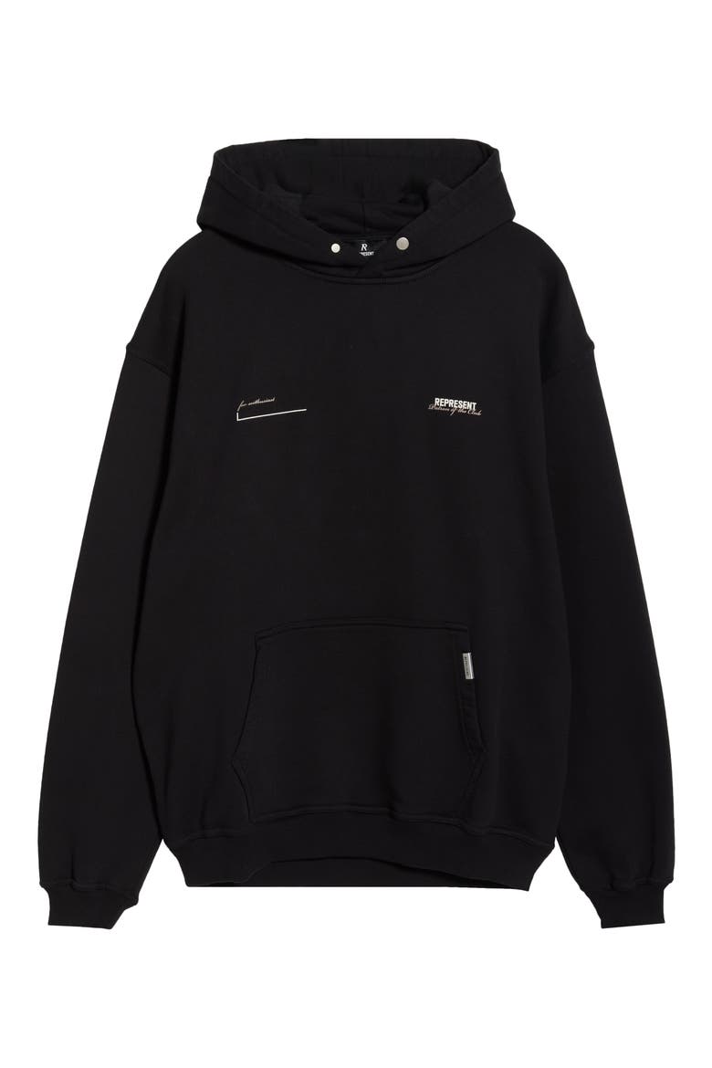 Patron of the Club Graphic Hoodie, Alternate, color, BLACK