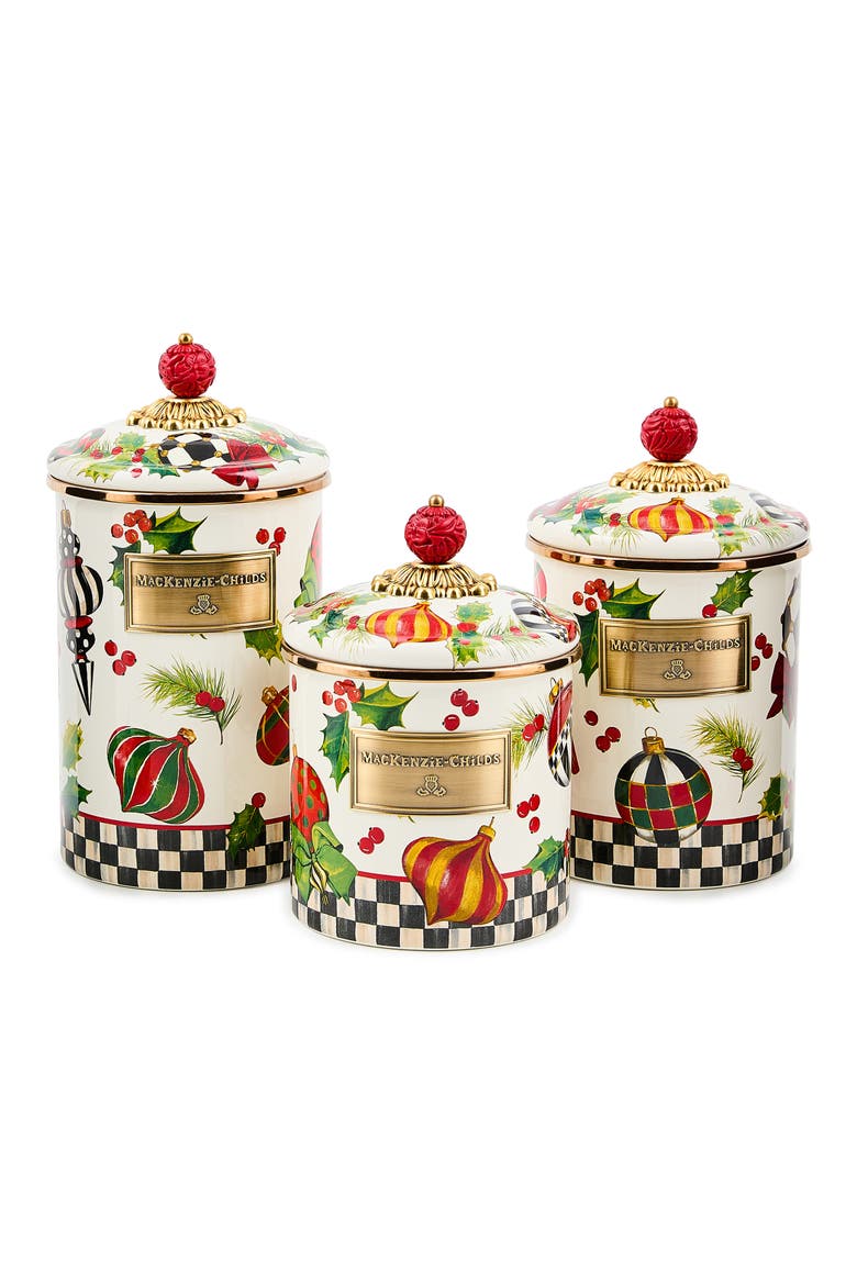 Deck the Halls Small Canister, Alternate, color, MULTI