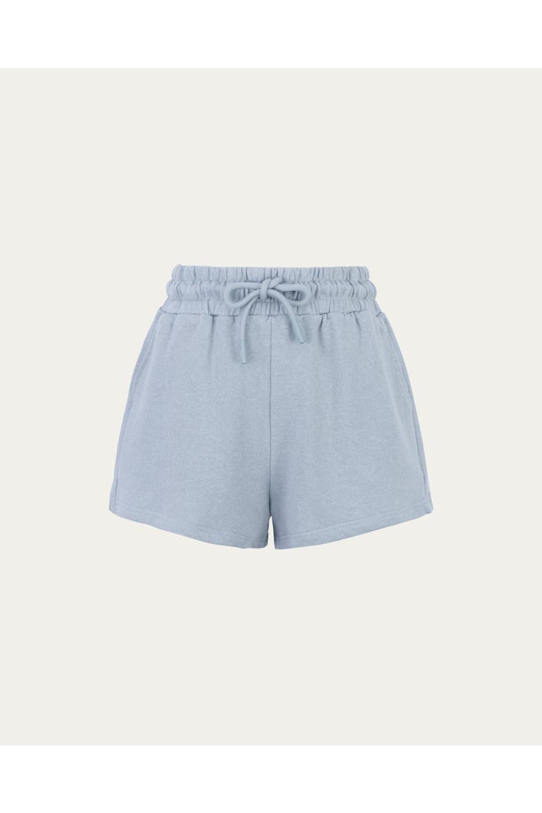 Hemp Essentials French Terry Shorts, Alternate, color, Blue