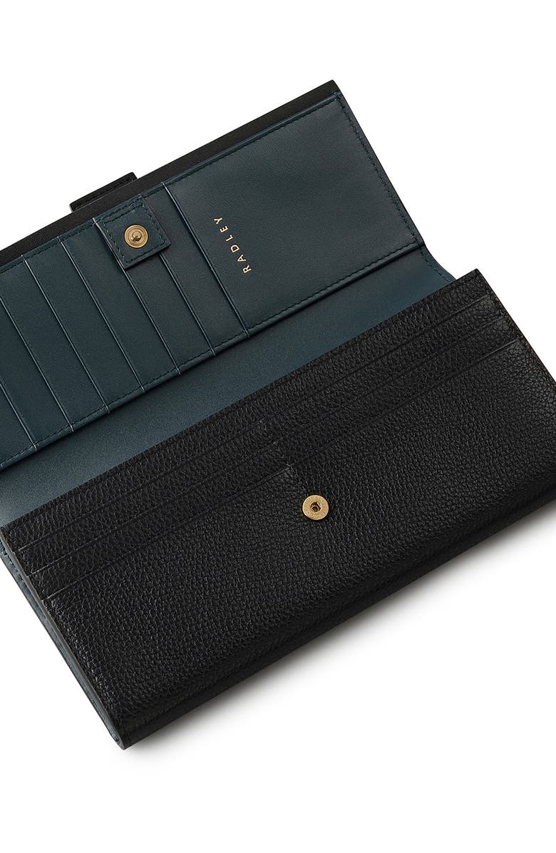 Radley Large Sloane Mews Wallet, Alternate, color, Black