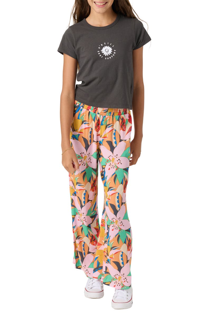 O'Neill Kids' Pacific Bloom Cotton Graphic T-Shirt, Alternate, color, 