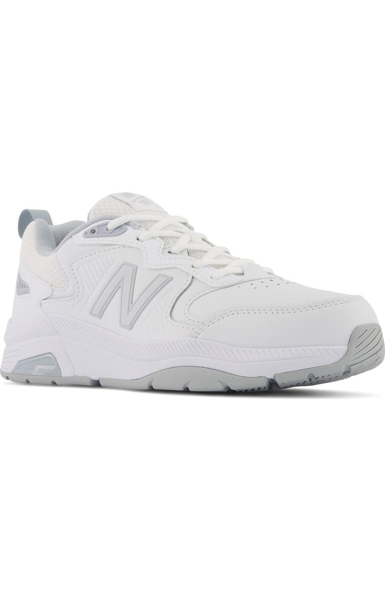New Balance MX 857 v3 Training Shoe, Main, color, White/ Cyclone