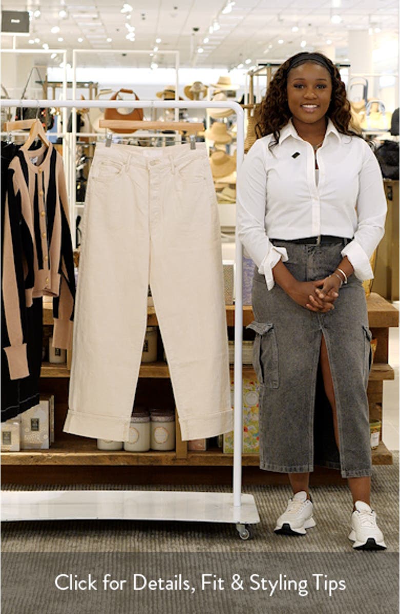 The Spitfire Cuffed Ankle Wide Leg Jeans, sales video thumbnail