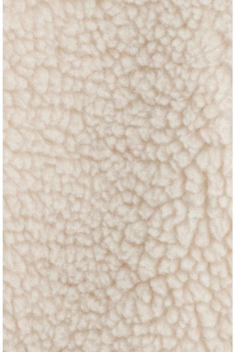 Frankie Faux Shearling Trucker Jacket, Alternate, color, NATURAL II