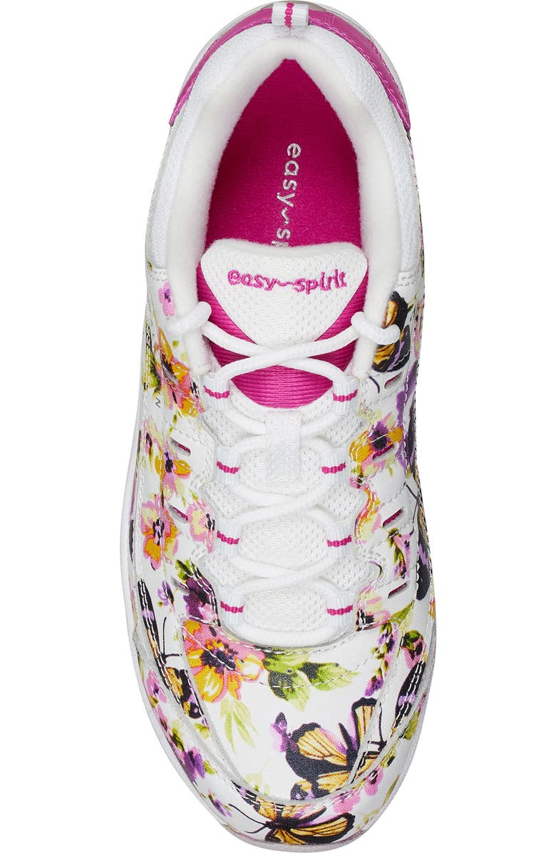 Easy Spirit Romy Sneaker, Alternate, color, Bright White Multi