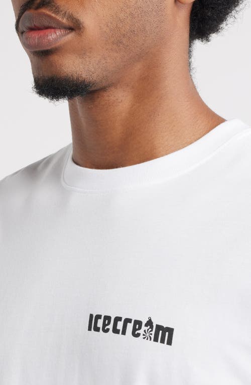 Icecream It Can't Be Cotton Graphic T-shirt In White