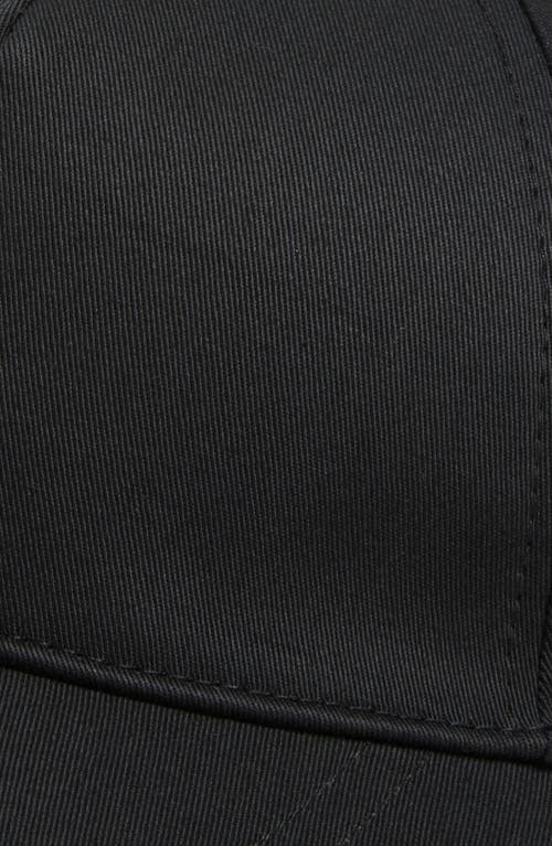 Versace Medusa Embroidered Cotton Drill Adjustable Baseball Cap In Black