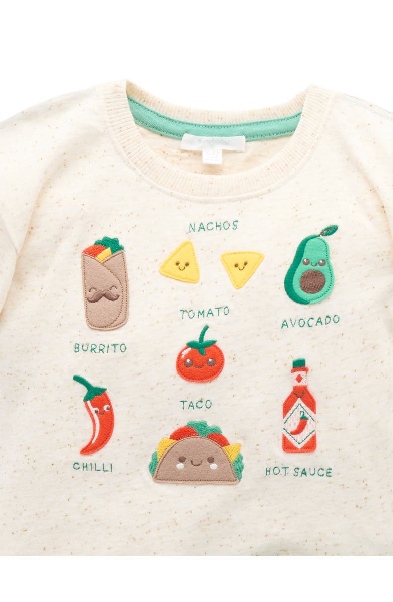 Purebaby Small Bites Tee and Short Set, Alternate, color, Iguana