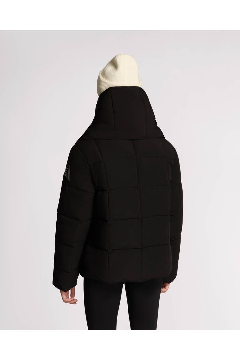 Winekka 2-in-1 Reversible Puffer with Oversized Removable Scarf, Alternate, color, Black