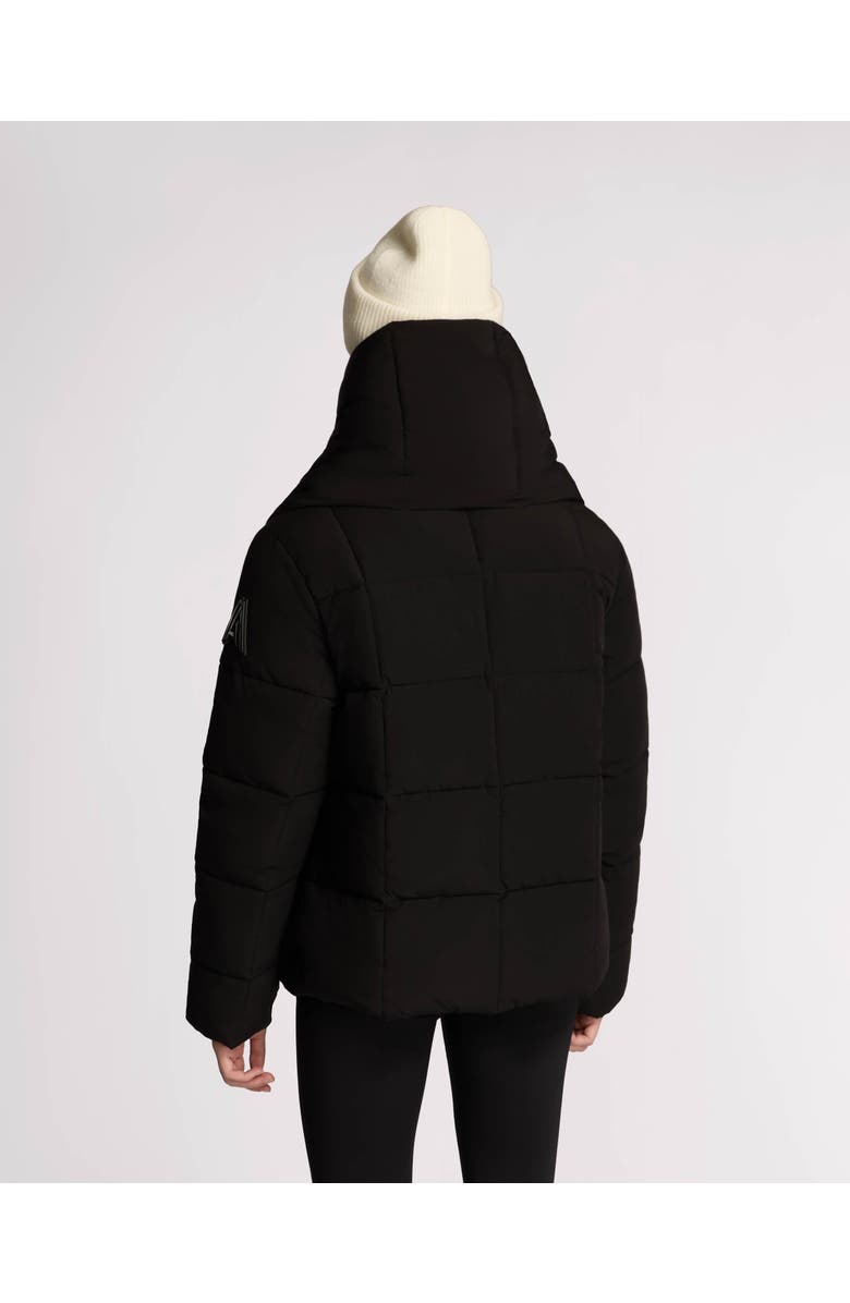 Alpenhaus Winekka 2-in-1 Reversible Puffer with Oversized Removable Scarf, Alternate, color, Black