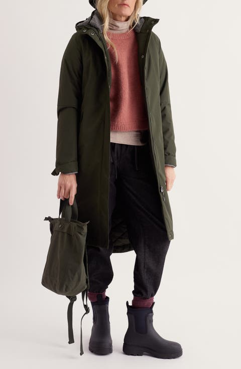 Janelle Waterproof Coat with Removable Hood