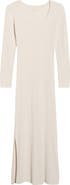 Barefoot Dreams® CozyChic® Ultra Lite® Rib Scoop Neck Midi Dress
