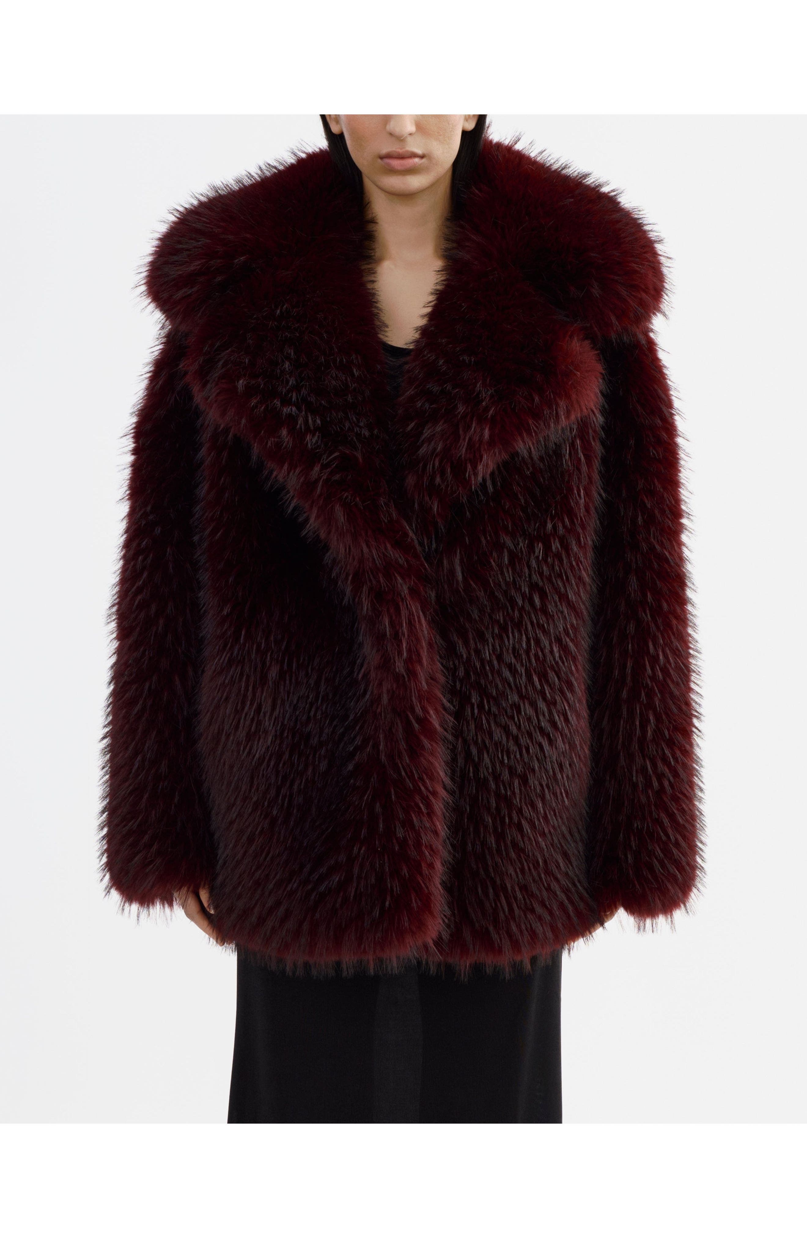 Finaya | Oversized Faux Fur Coat - image 3