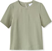 Cartolina Chloe Pebbled Crepe Top