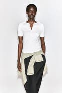 COS Ribbed Henley T-shirt