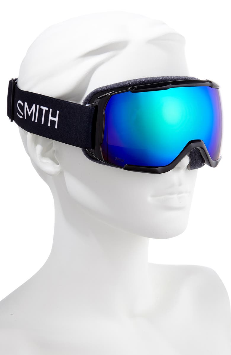 Smith Grom Snow Goggles, Alternate, color, Black/ Green