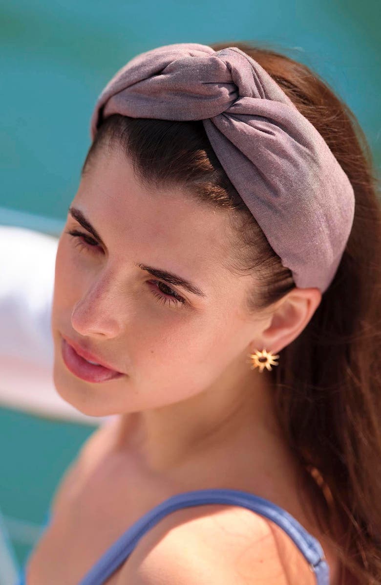 Lele Sadoughi Greta Knotted Headband, Alternate, color, 