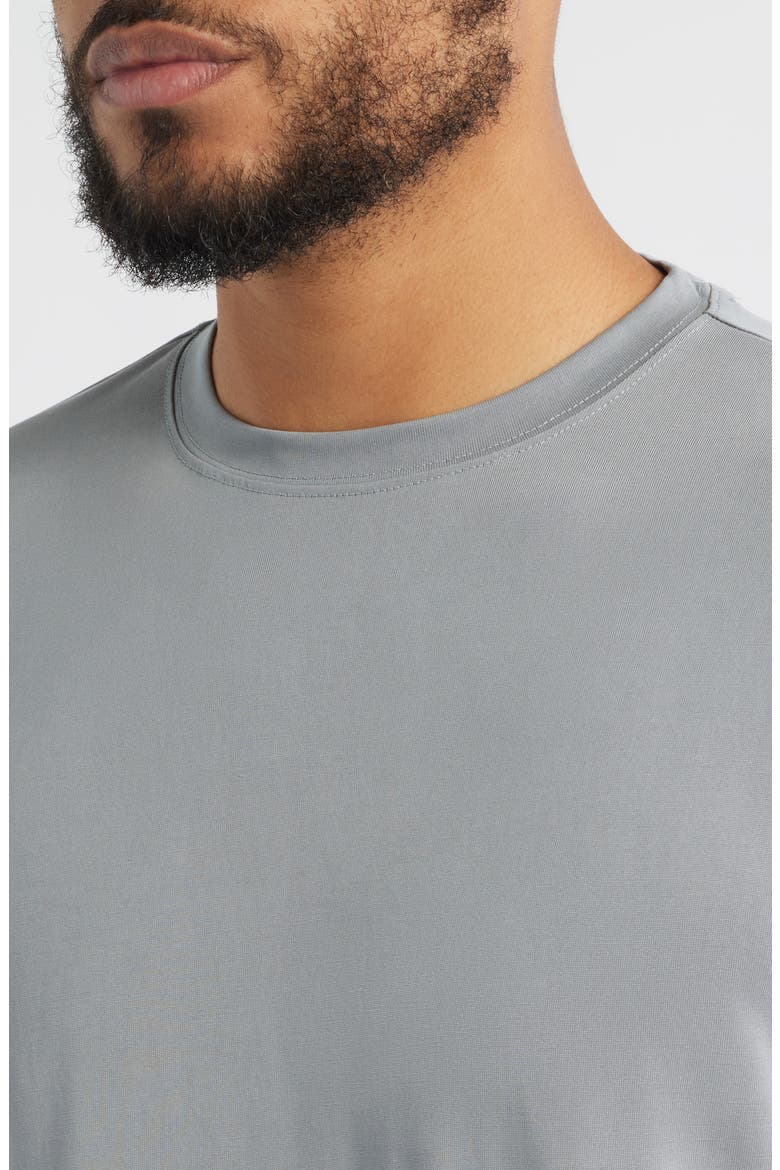 The Tee Modal Blend Crewneck T-Shirt, Alternate, color, MONUMENT