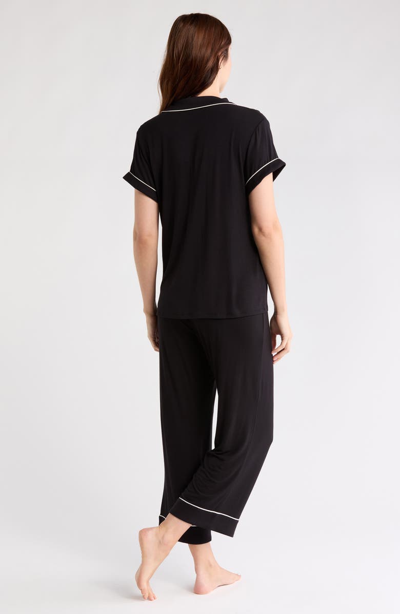 NORDSTROM RACK Tranquility Cropped Pajamas, Alternate, color, Black