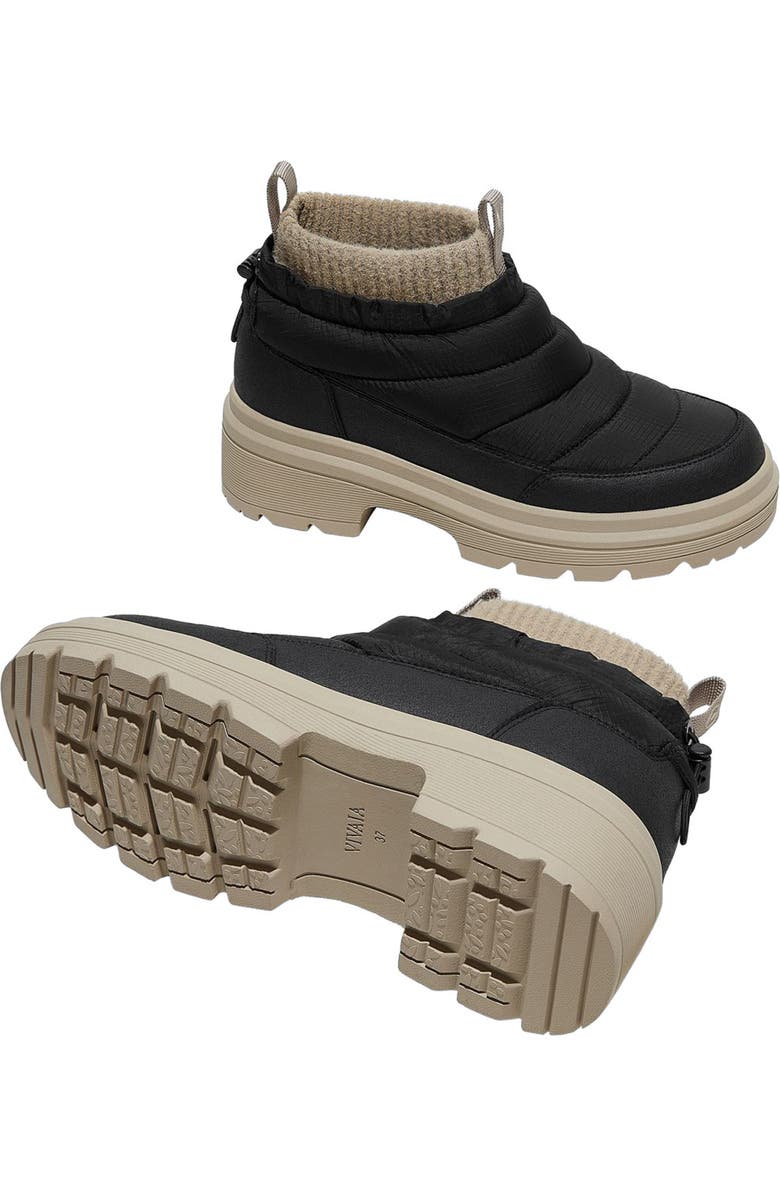 VIVAIA Waterproof PufferTherm Warm Boots, Alternate, color, Black/Desert