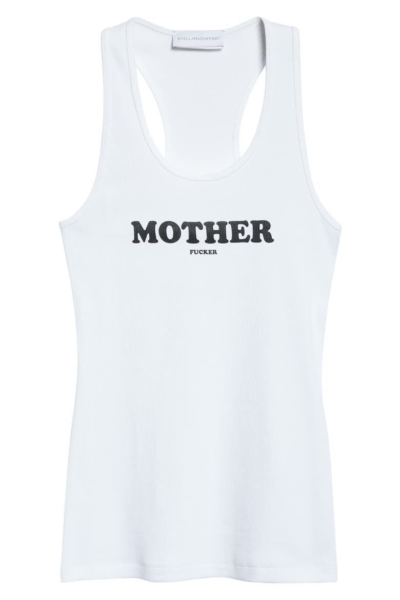 Mother F**ker Rib Graphic Tank, Alternate, color, PURE WHITE