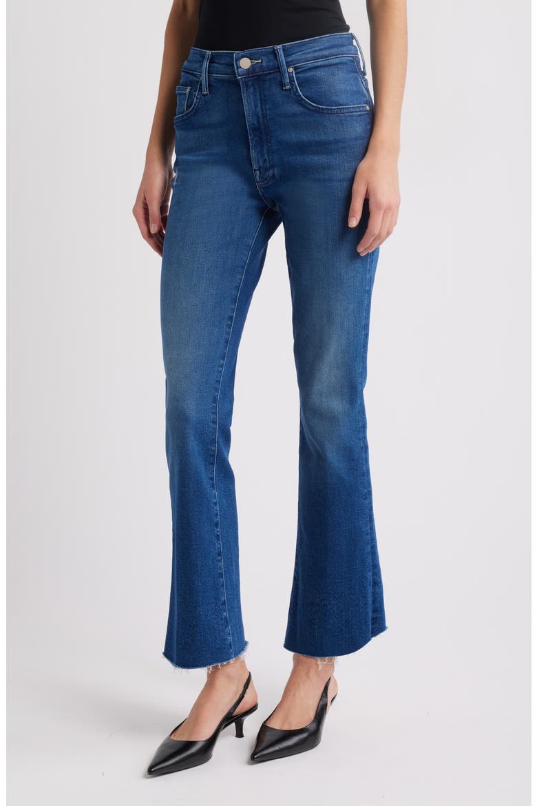 The Insider High Waist Fray Hem Crop Bootcut Jeans, Main, color, WHATEVER YOU WANT