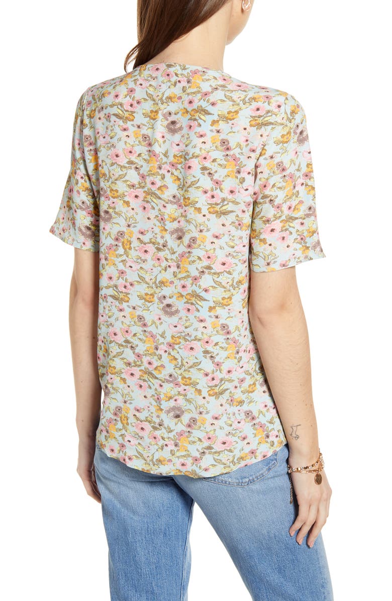 Something Navy Easy Woven Top, Alternate, color, 