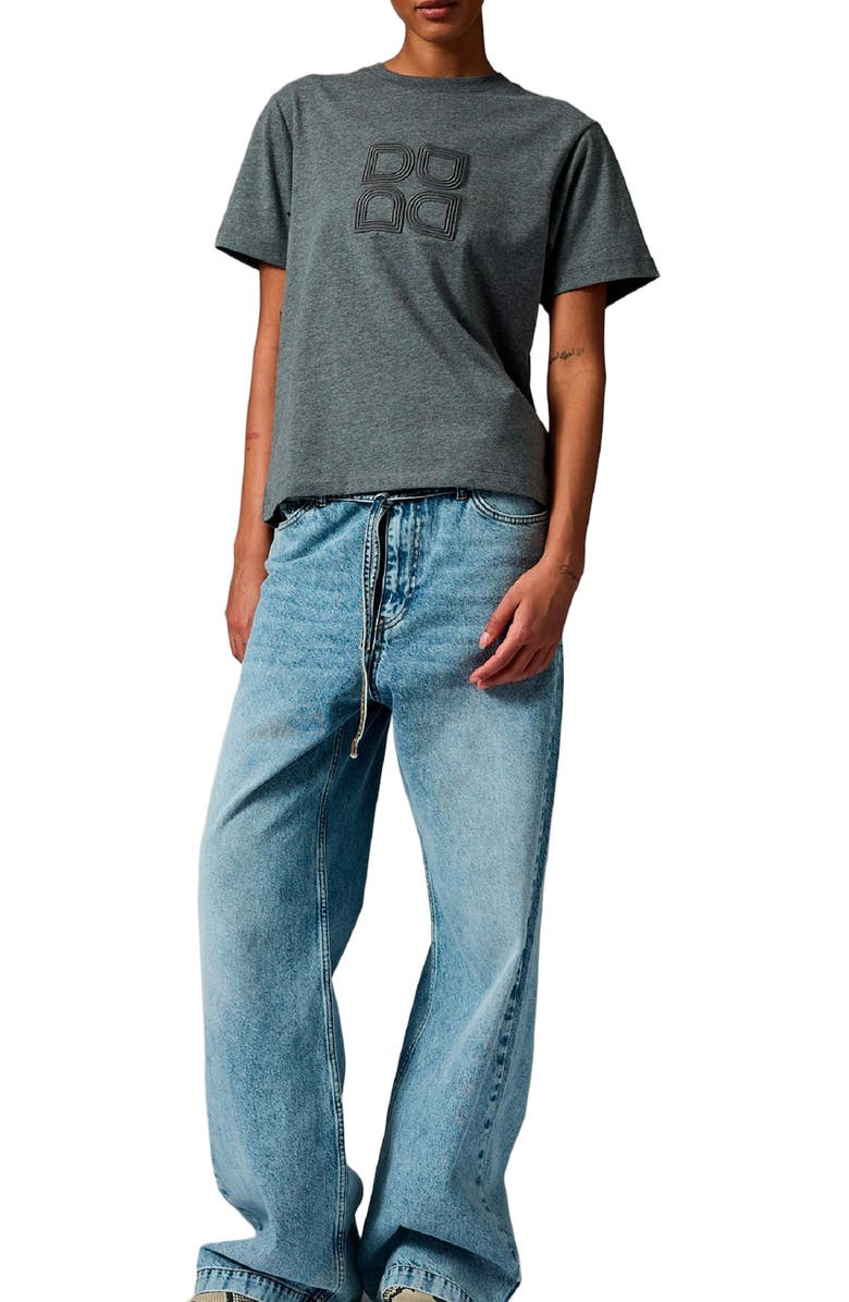 DAY Birger et Mikkelsen Parry Embroidered Logo T-Shirt, Alternate, color, Medium Grey Melange