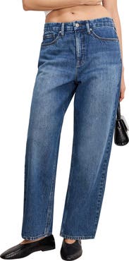 Good American Good '90s Crop Relaxed Jeans