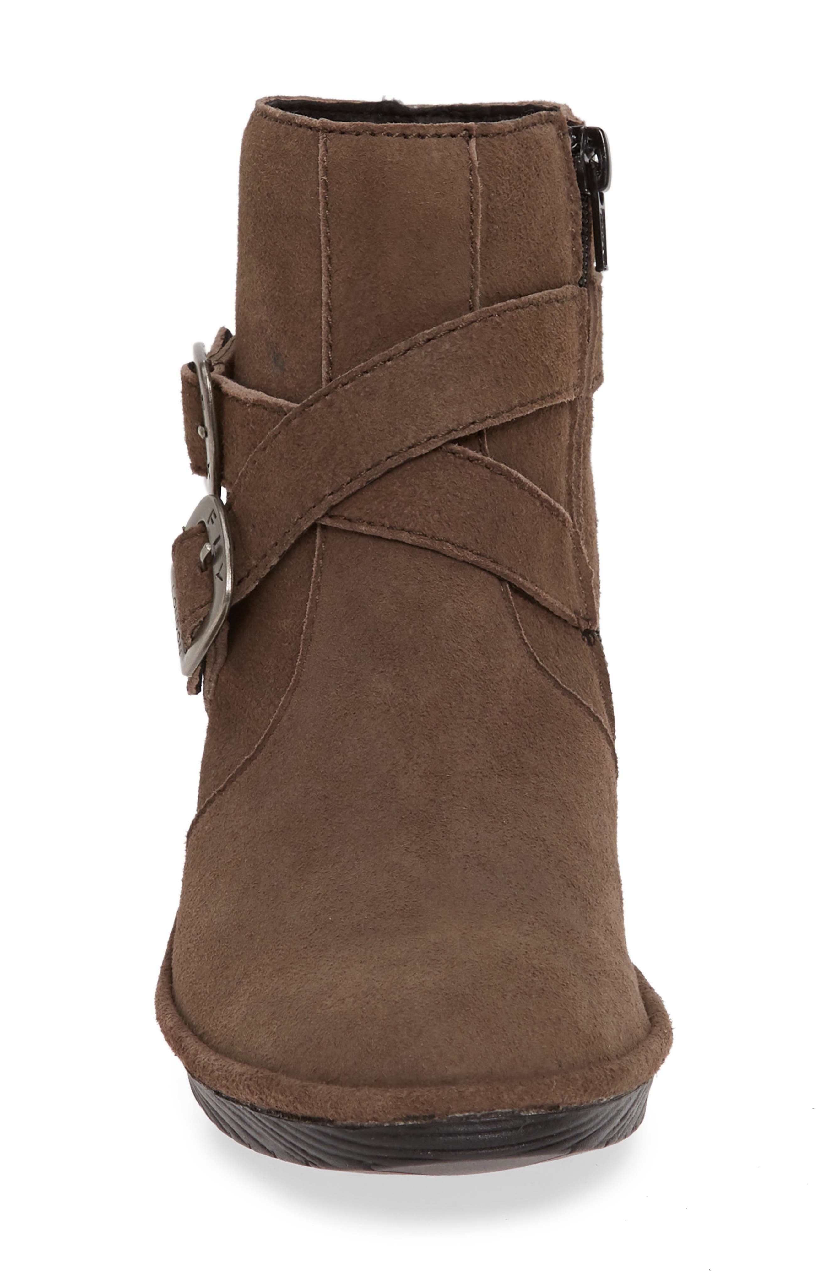 Perz Wedge Bootie, Alternate, color, GREY LEATHER